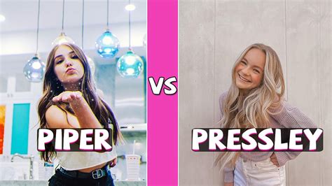 Piper Rockelle Vs Pressley Hosbach Tiktok Dance Battle Youtube