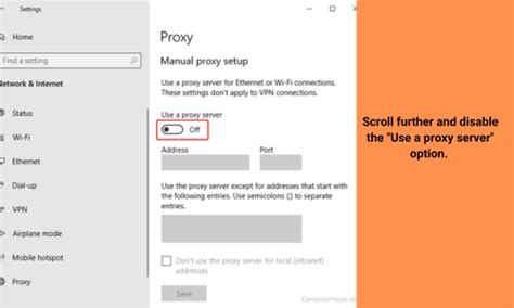 How To Disable Proxy Server Windows Windows