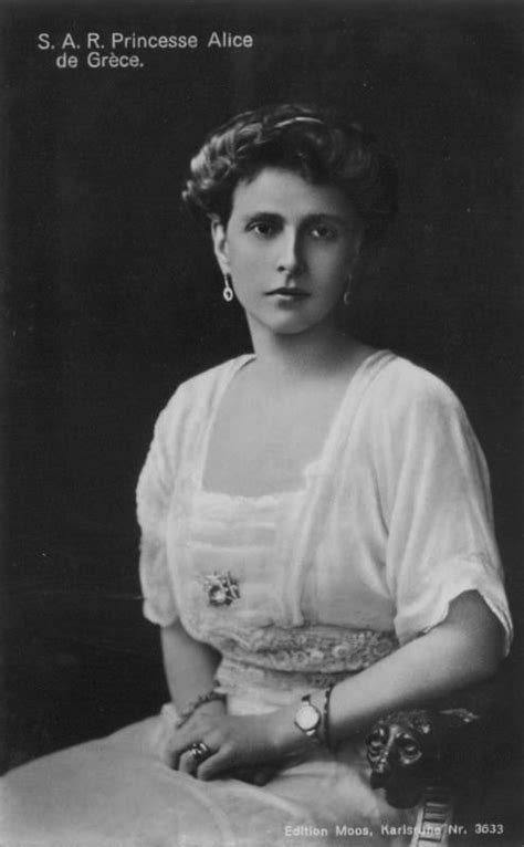 Ca 1906 Princess Alice Of Greece Née Princess Of Battenberg Grand