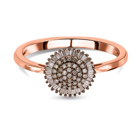 Nat Rlicher Champagner Diamant Ring Ct Shoplc