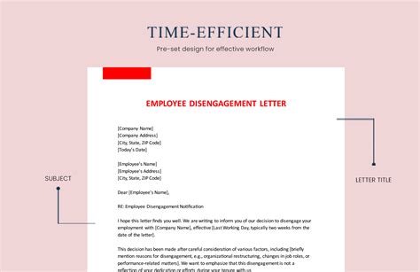 Employee Disengagement Letter In Word Pdf Download