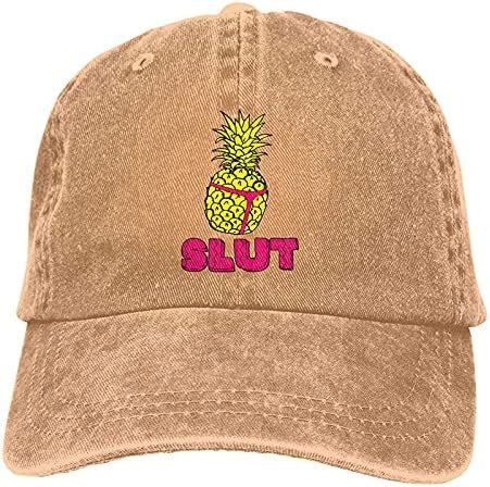 N A Ananas Slut Casquette Hut Vintage Unisex Baseball Cap Trucker