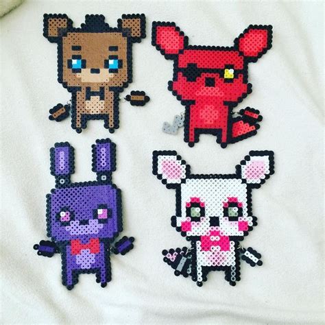 Fnaf Perler Beads By Kaoru067 Awesome Pixel Beads Perler Bead Art Hama Beads