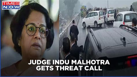 Khalistani Organization Sjf Threatens Former Judge Indu Malhotra Pm