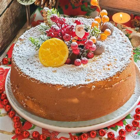 Chiffon Cake Di Natale Gusto Amore E Fantasie Di Angie