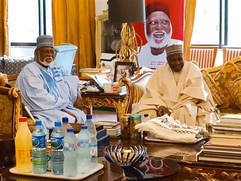 Gombe Gov Lawan IBB Abdulsalami Meet In Minna