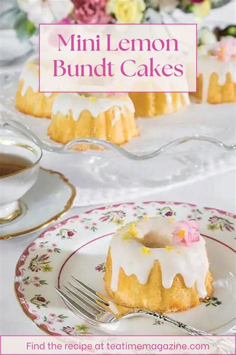 Mini Meyer Lemon Bundt Cakes Recipe