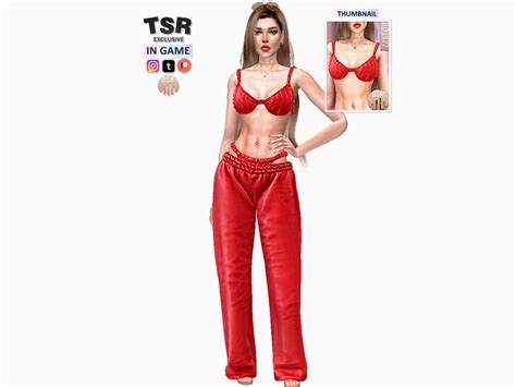 The Sims Resource SUMMER BIKINI SET 509 BRA BD1322