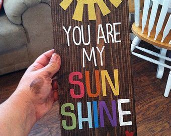 You Are My Sunshine Rustic Wooden Sign 5 5 X 11 Wooden Signs You