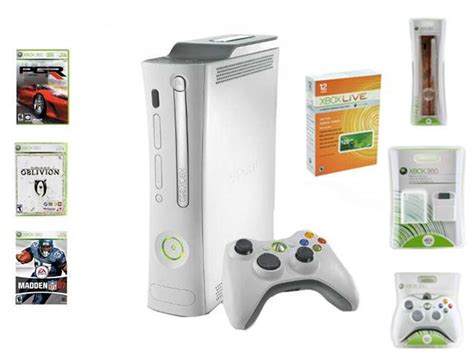 Microsoft Xbox 360 Premium Holiday Bundle 20 GB Hard drive White ...