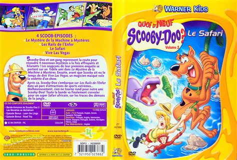 Jaquette DVD de Quoi d neuf Scooby Doo Le safari Cinéma Passion