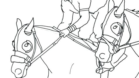 Thoroughbred Horse Coloring Page Coloring Pages