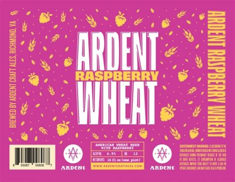 Raspberry Wheat Ardent Craft Ales Untappd