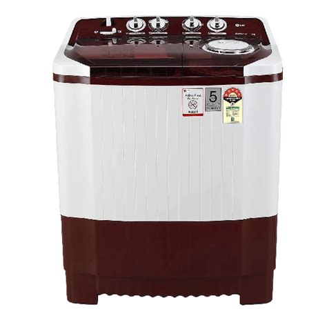 LG 7 5kg Semi Automatic Washing Machine Red P7510RRAZ NTP Electronics