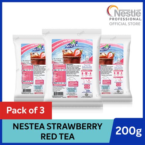 NESTEA Strawberry Red Tea 200g Pack Of 3 Lazada PH