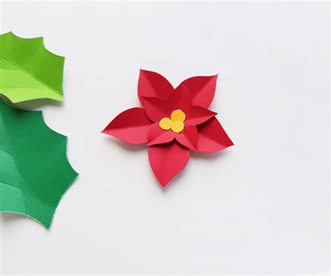 Poinsettia Paper Craft