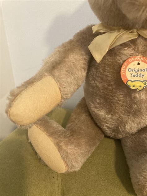 Vintage Steiff Original Teddy Bear Button Tag Ebay