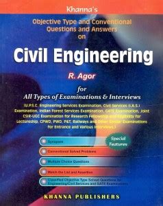 Civil Engineering Objective Type And Conventional Questions And