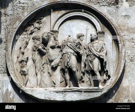 Roman Art Arch Of Constantine Triumphal Arch Erected In The Th