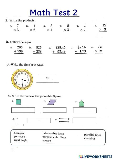 Free Printable Customizable Math Worksheet Templates Canva