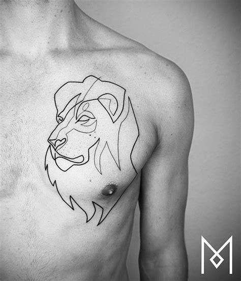 Mo Ganji lion tattoo | Mo ganji, Lion tattoo, Simple lion tattoo