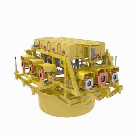 Subsea Cluster Manifold D Model Max Fbx Free D