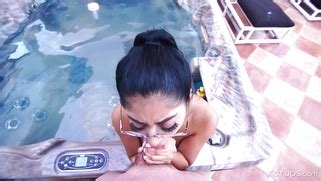 Binky Beaz In Glasses Is Sucking Cock In POV Porn Movies Movs
