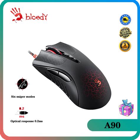 A Tech Bloody A Infrared Micro Switch Gaming Mouse Usb Mouse Shopee