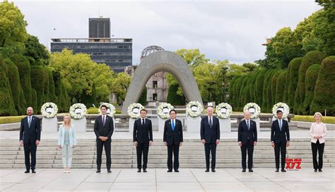 Hiroshima G7 Leaders Visit Peace Memorial Park Gallery Social News Xyz