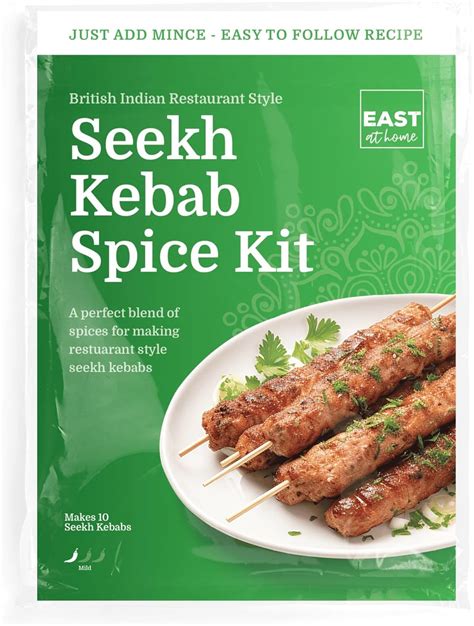 East At Home Seekh Kebab Spice Kit Make Restaurant Quality Seekh