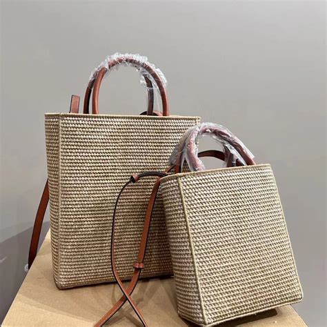 Sac Main Tiss En Paille De Grande Capacit Design De Luxe Crochet