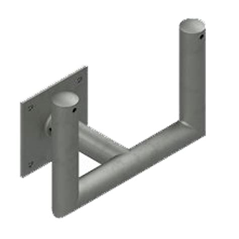 Double Instrument Wall Mount Stand Standard Barker Support Systems Llc