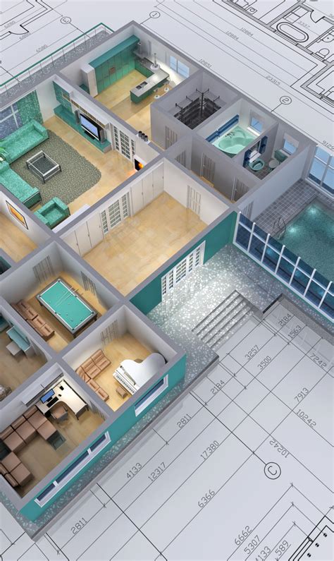 Download Wallpaper Design Architecture Drawings Housing Section