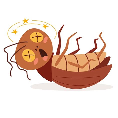 Premium Vector Cartoon Drawing Of Isolated Cockroach