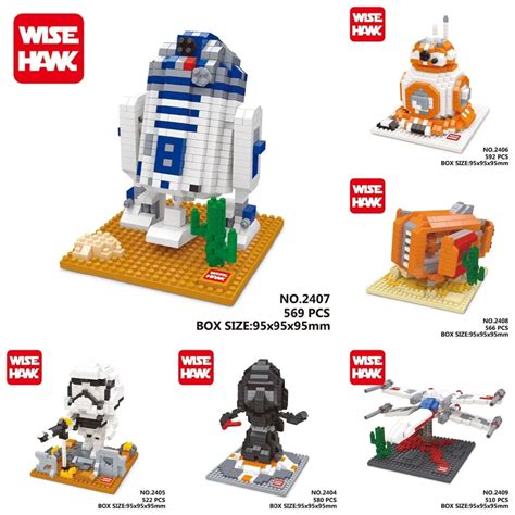 Nano Blocks Star Wars DIY Building Brikcs Toys Mini Blocks Children Gifts Kids Toys-in Blocks ...