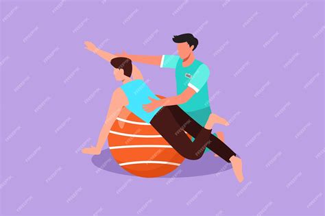 Premium Vector Cartoon Flat Style Draw Physiotherapy Rehabilitation