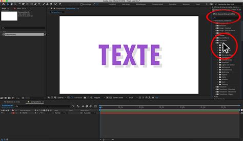 Comment Cr Er Et Animer Un Texte Tutoriel After Effect