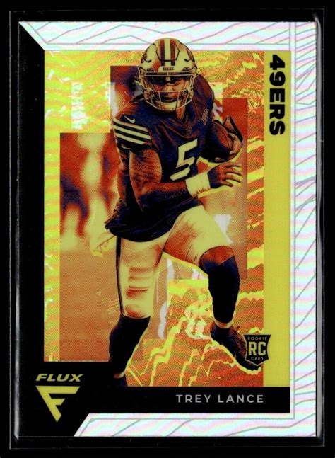 Panini Chronicles Flux Rookies Trey Lance Rookie San Francisco