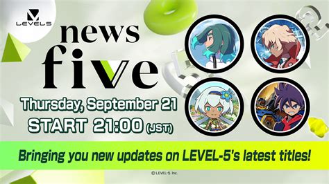 Timetable LEVEL 5 TOKYO GAME SHOW 2023 Exhibition Information