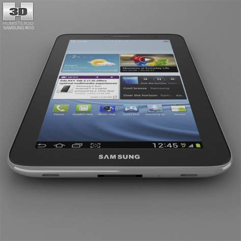 Samsung Galaxy Tab 2 3D model - Electronics on 3DModels