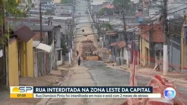 Bom Dia Sp Rua Dam Sio Pinto Em Itaquera Foi Interditada Em Maio E