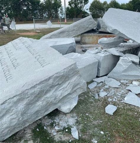 Georgia Guidestones Blown Up Early Morning Explosion Damages