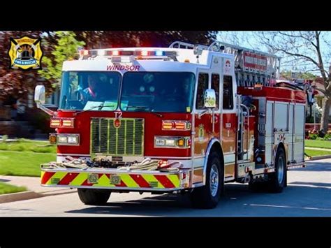 Responding Windsor Fire Truck 2 Lights Sirens 2024 YouTube