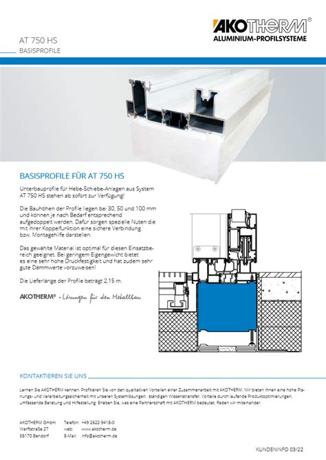 Kundeninformationen Archive AKOTHERM Aluminium Profilsysteme