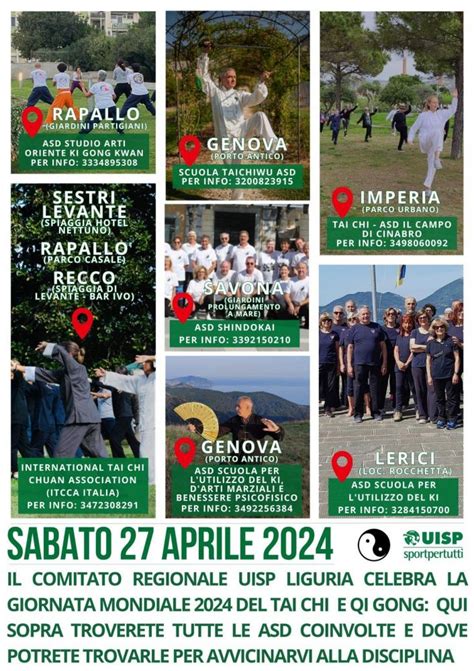 Uisp Genova Aprile Giornata Mondiale Del Tai Chi