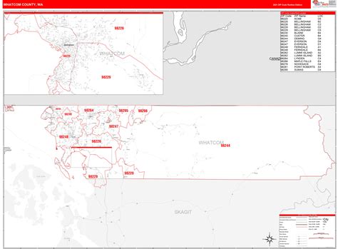 Whatcom County Map