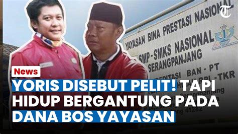 Saling Tuding Yoris Disebut Hidup Hanya Bergantung Pada Dana Bos