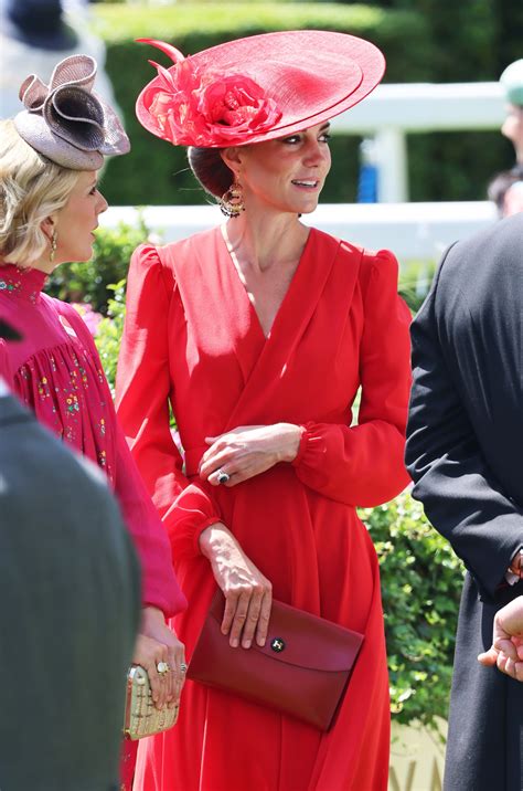 Kate Middleton Is The Lady In Red At The Royal Ascot Glamour