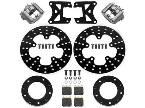 Wilwood D Dynalite Floater Front Drag Brake Kit Drilled Afco