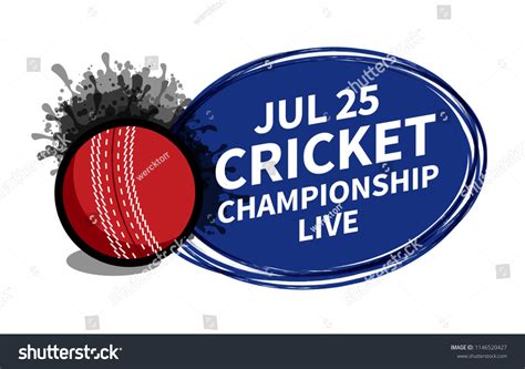 Vector Cricket Sport Scoreboard Spotlight Background Stock Vector ...